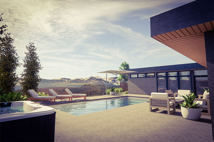 Cohesive Landscape Design offers in-house renderings of all project concepts.