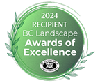 Cohesion Landscape Design was a recipient of the 2024 
		BC Landscape Award of Exccellence