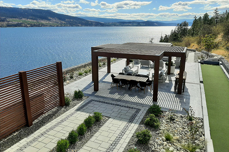 Cohesive Landscape Design project -Lakeside Resort Image 6